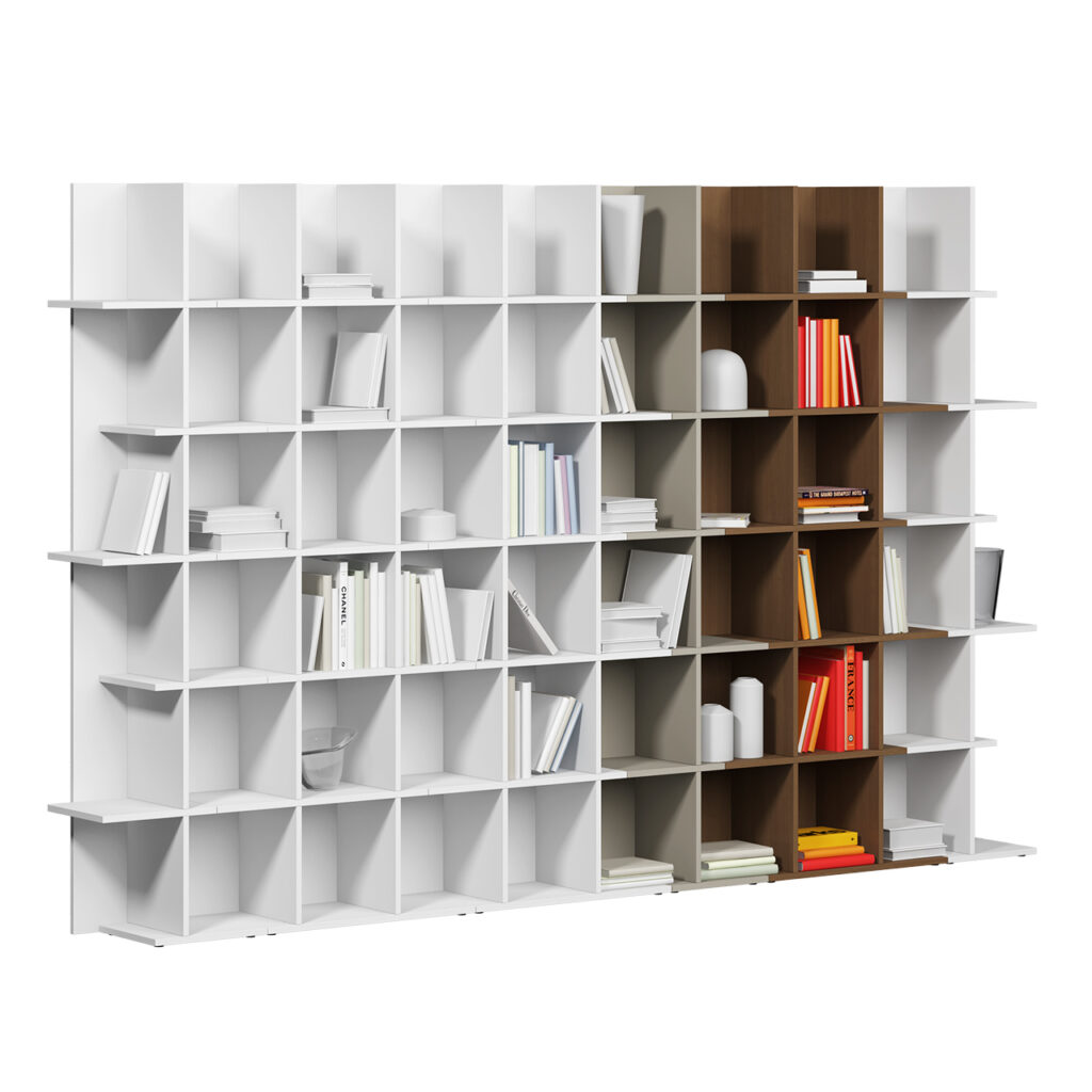 Ligne Roset Oka 木质 书柜_小熊猫超级