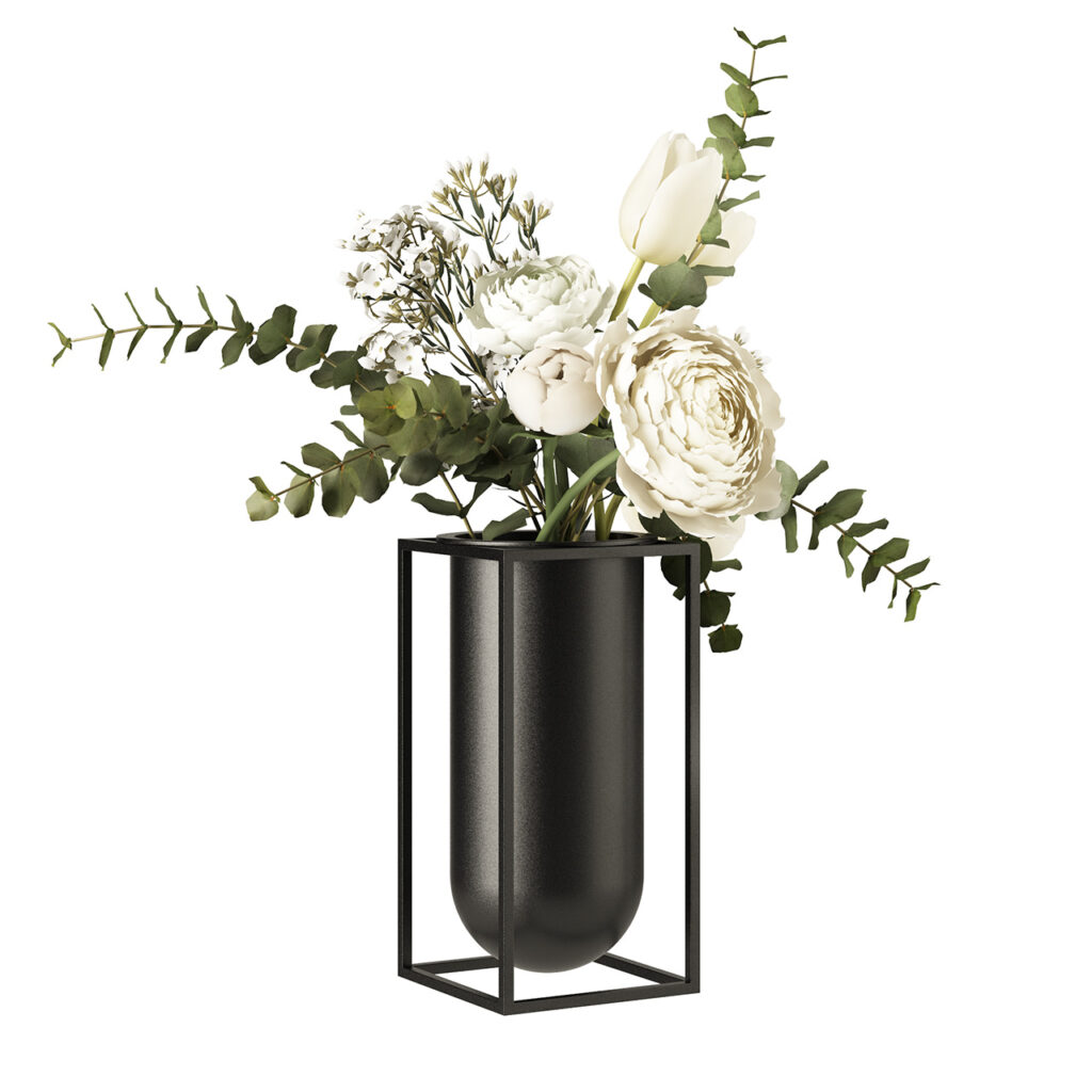 Lassen Kubus Lolo 花瓶 搭配 Flowers_小熊猫超级