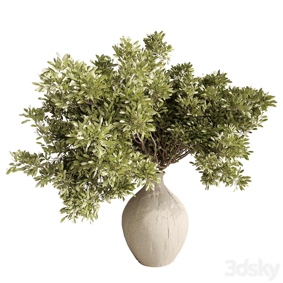 Bouquet Green Branch_小熊猫超级