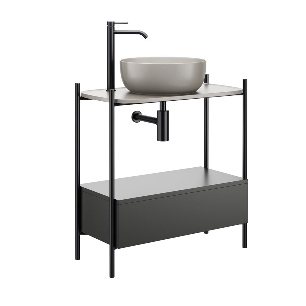 Scarabeo Ceramiche 〇2026小熊猫超级Diva 7 Floor Vanity Unit_小熊猫超级