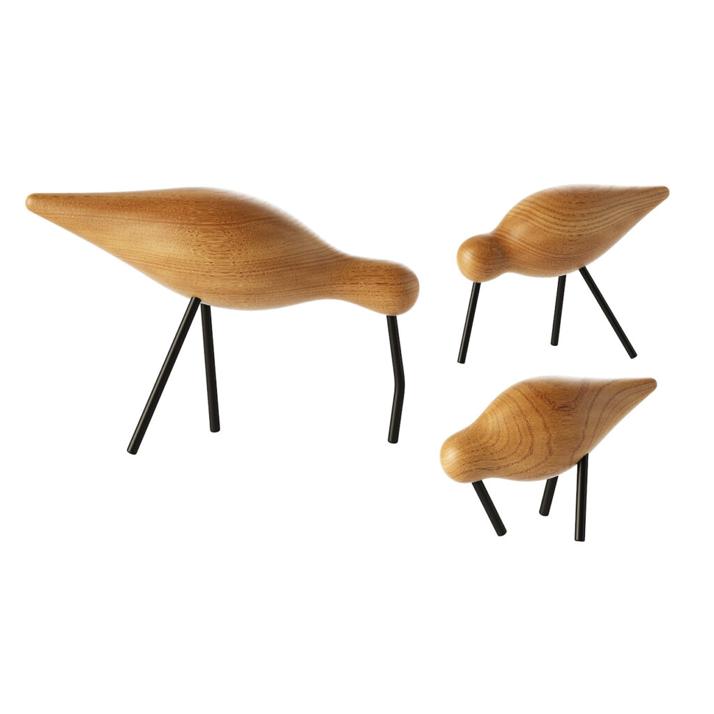 Normann Copenhagen Shorebird 装饰 Figures_小熊猫超级