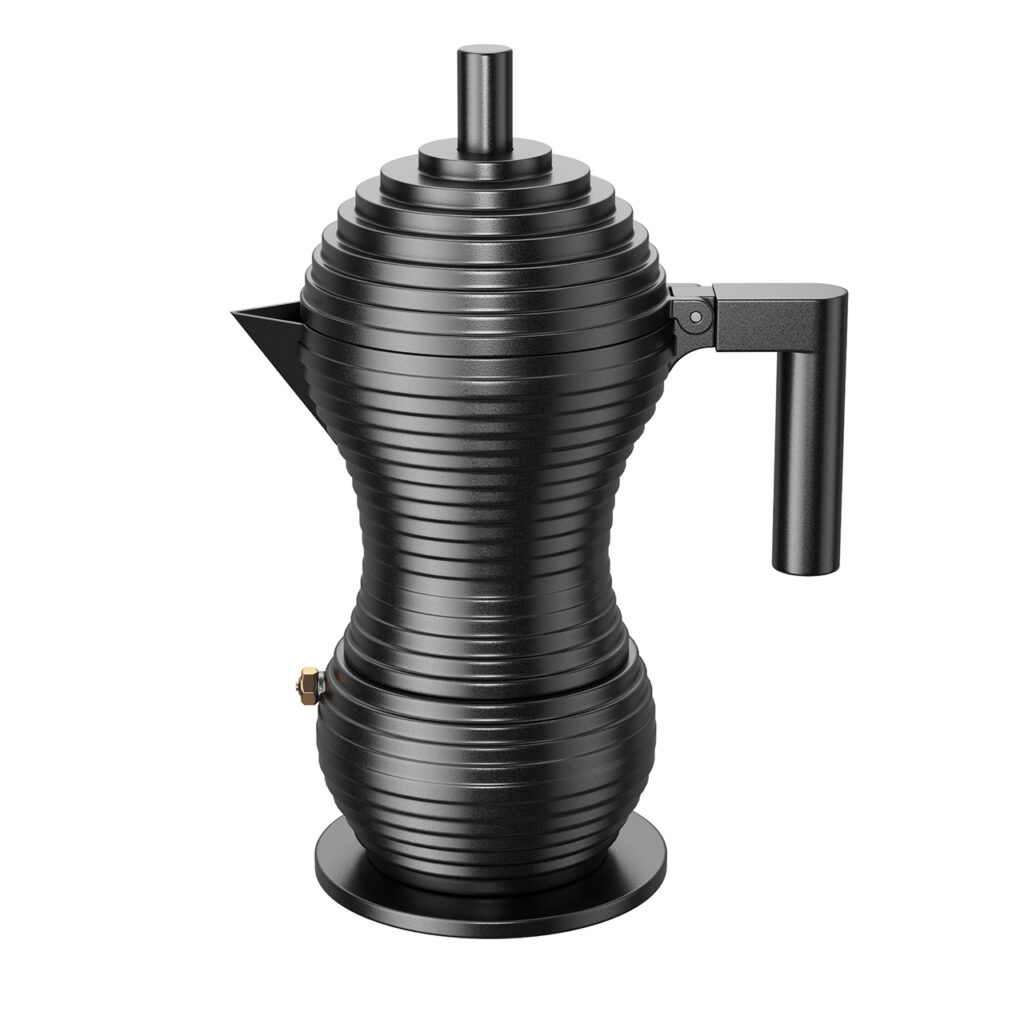 Alessi Pulcina Espresso Coffee Maker 黑色_小熊猫超级