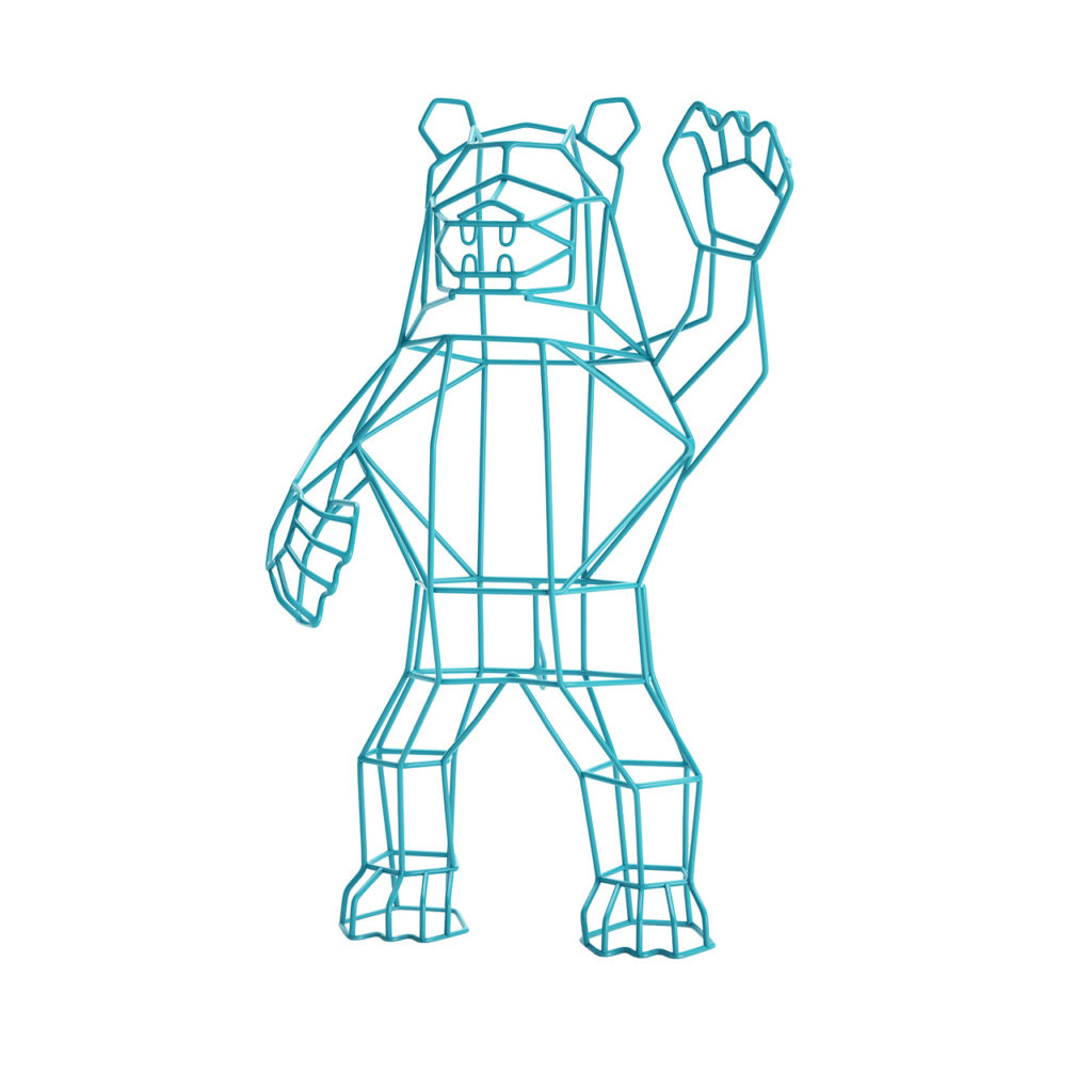 Bend Goods Marching Bear Object_小熊猫超级