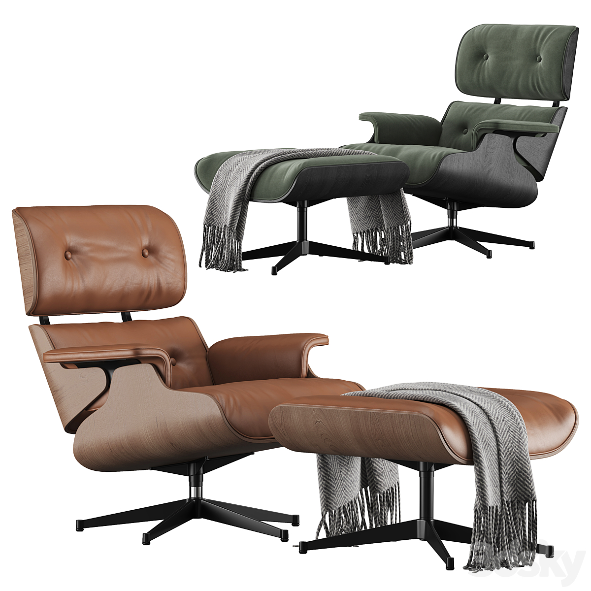Eames 休闲椅_小熊猫超级