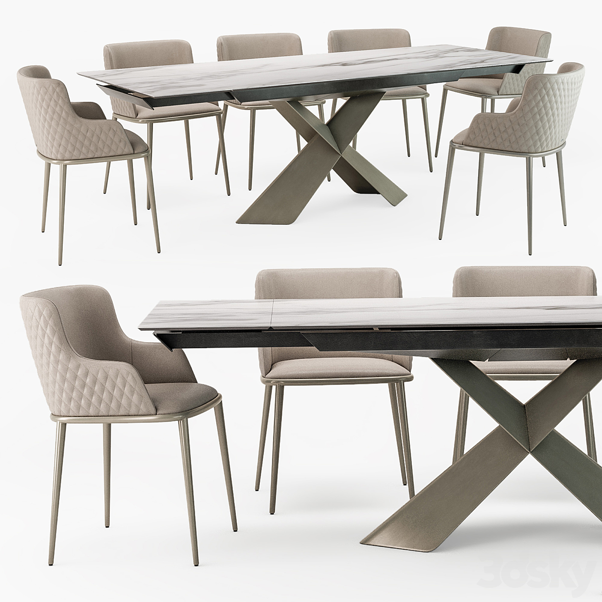 Tyron keramik drive 桌子 Magda ML 3ds Max2012_小熊猫超级
