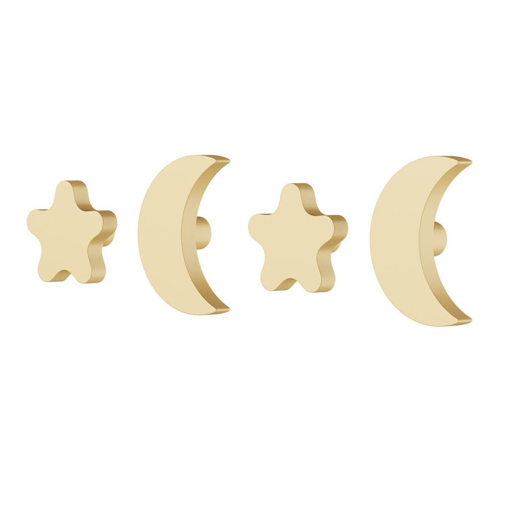 Nofred Stars 及 Moons Hooks_小熊猫超级