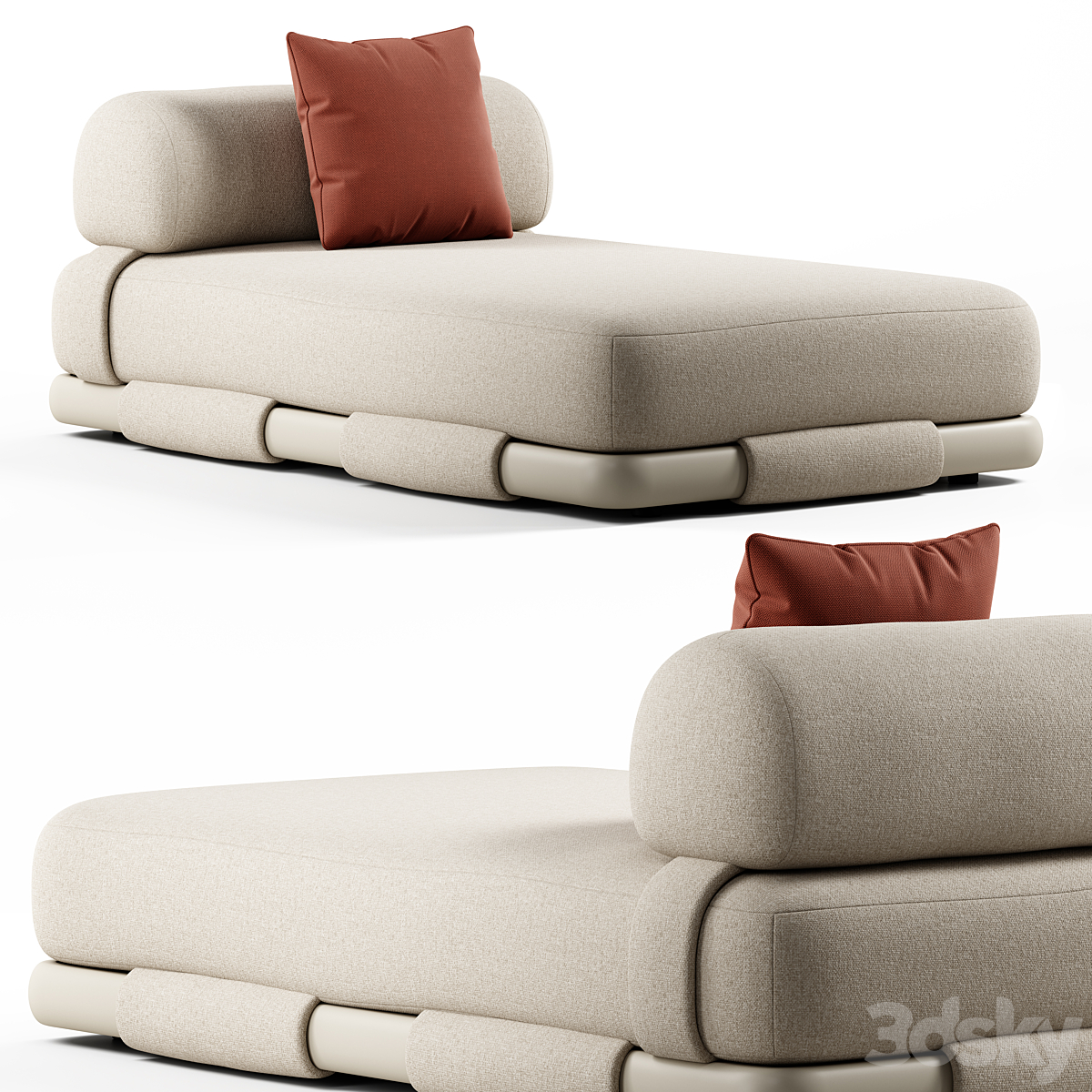 Kettal - Insula, Daybed (max2019)_小熊猫超级