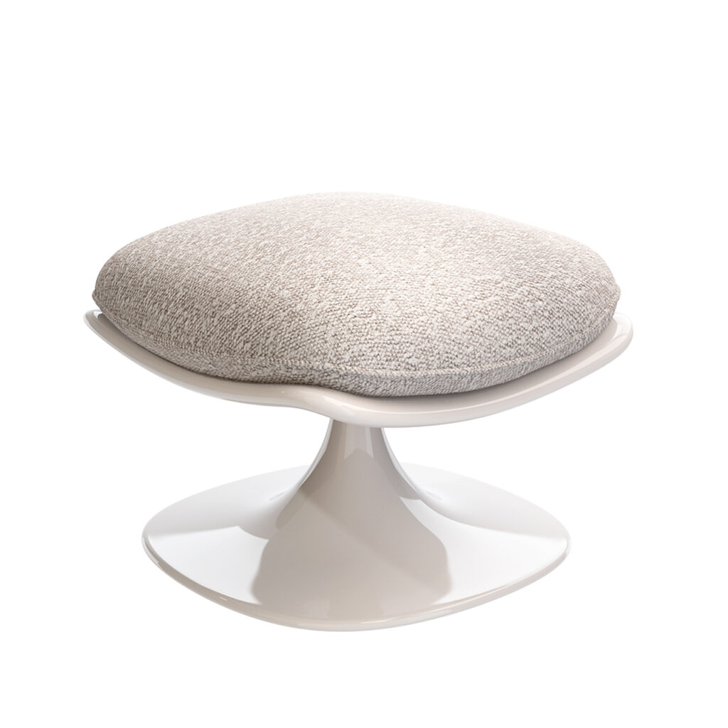 Minotti Pattie Lounge Footstol Grey_小熊猫超级