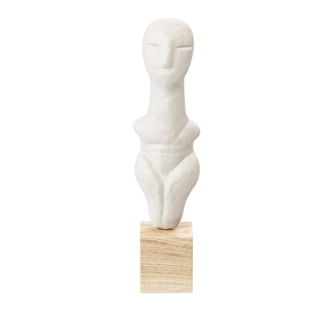 Hellenic Heritage 〇2026小熊猫超级Cycladic Female Figure Statue_小熊猫超级