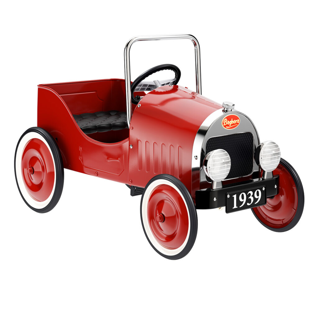 Baghera Classic Red Pedal Car_小熊猫超级