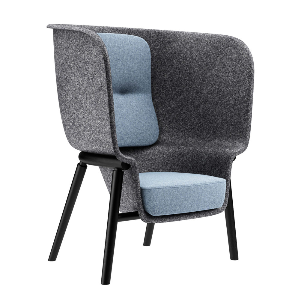 De Vorm Pod PET Felt Privacy 椅子_小熊猫超级