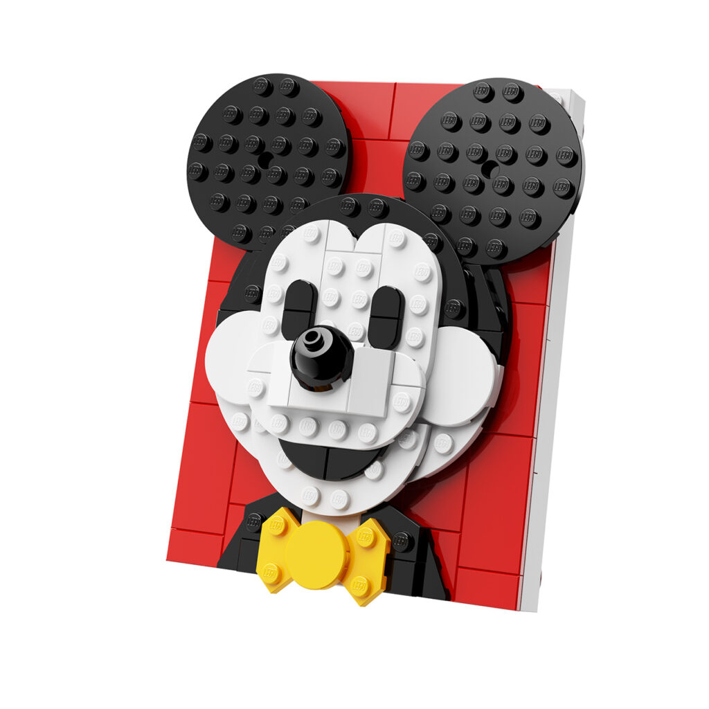 Lego Mickey 鼠标 Portrait_小熊猫超级