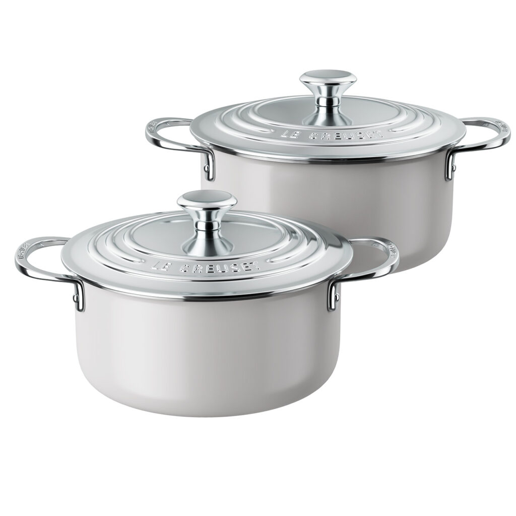 Le Creuset Signature Stainless Steel Casserole_小熊猫超级