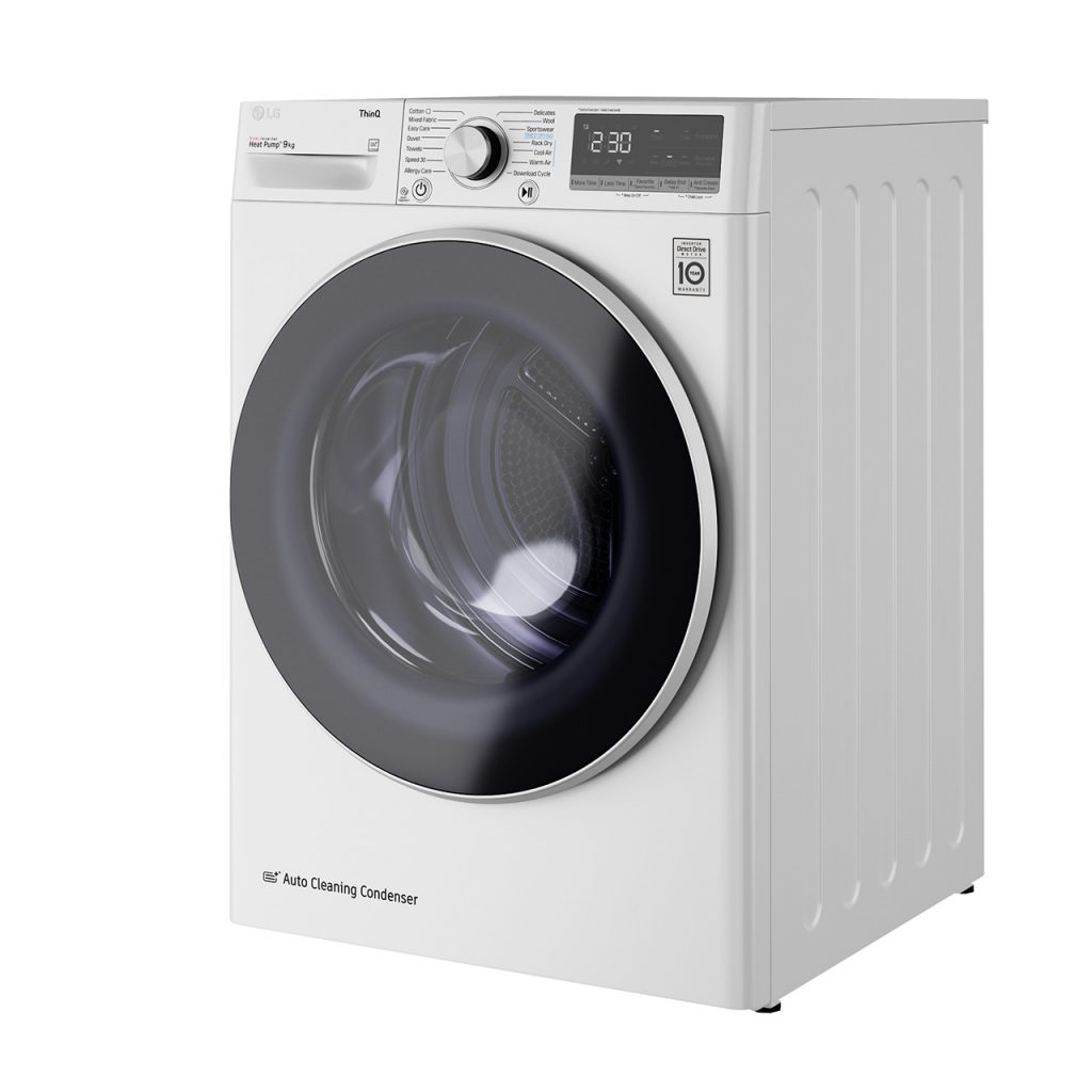 LG Dual Inverter Tumble Dryer 9 Kg A++_小熊猫超级