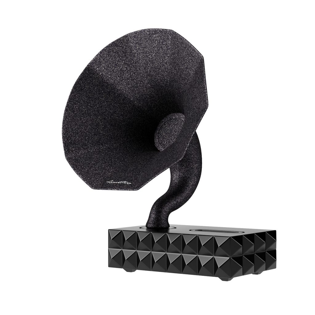 Acoustibox Elegant Pitch 黑色 Phonograph_小熊猫超级