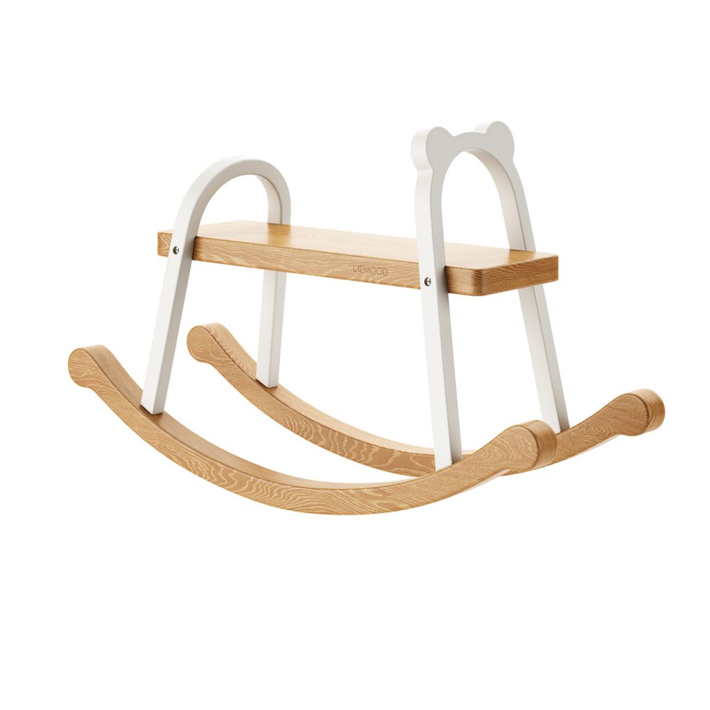 Liewood Lina 木质 Rocking Horse_小熊猫超级