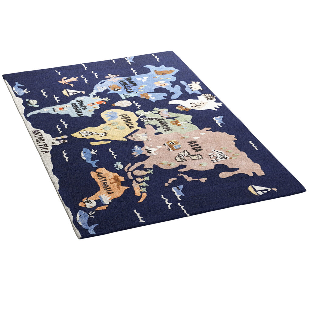 Pottery Barn Kids 〇2026小熊猫超级3D Activity World Map Play 地毯_小熊猫超级