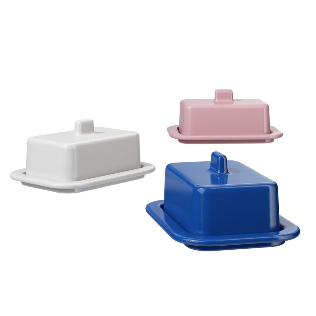 Hay Barro Butter Dish_小熊猫超级