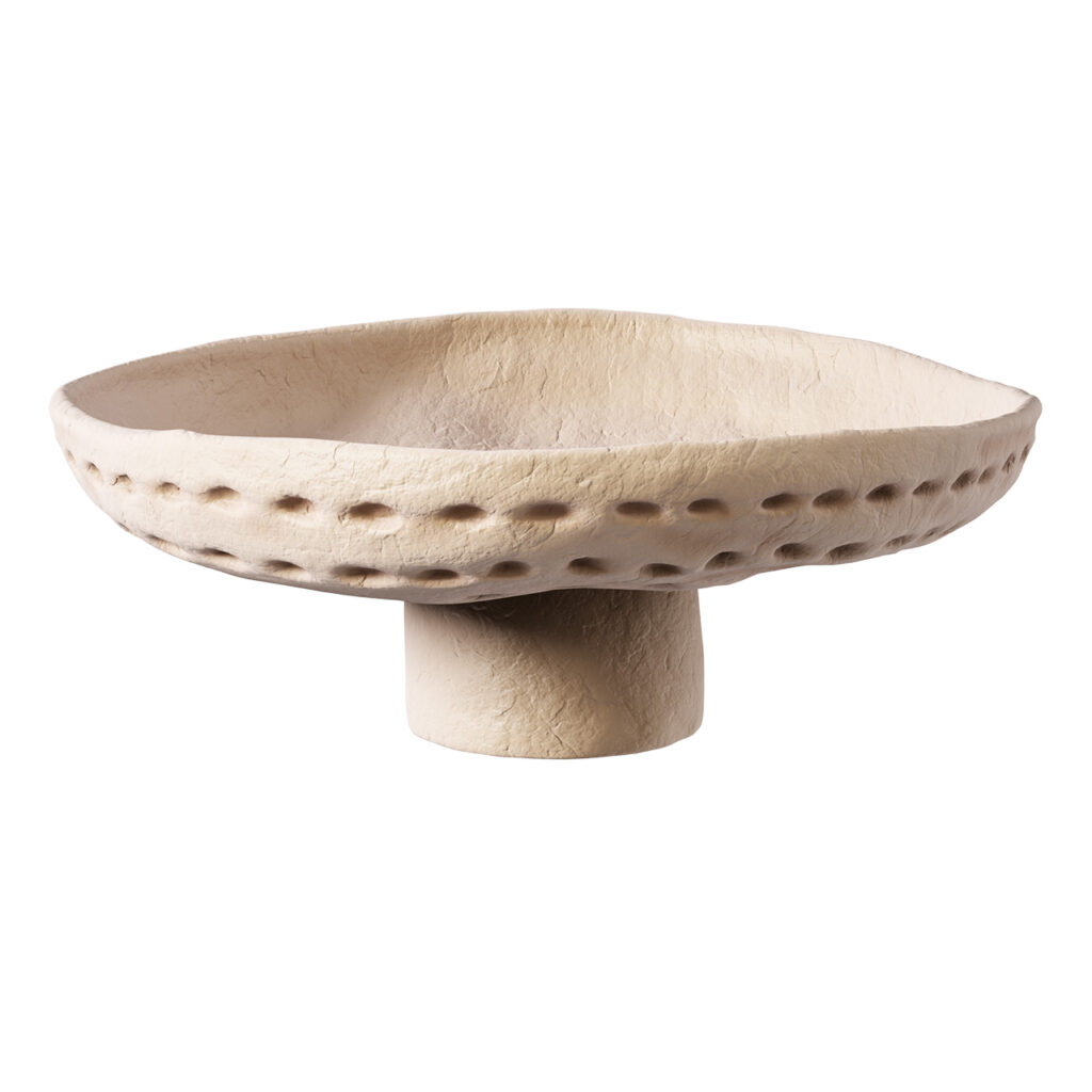 Crate & Barrel 〇2026小熊猫超级Oaxaca Taupe Centerpiece 碗_小熊猫超级