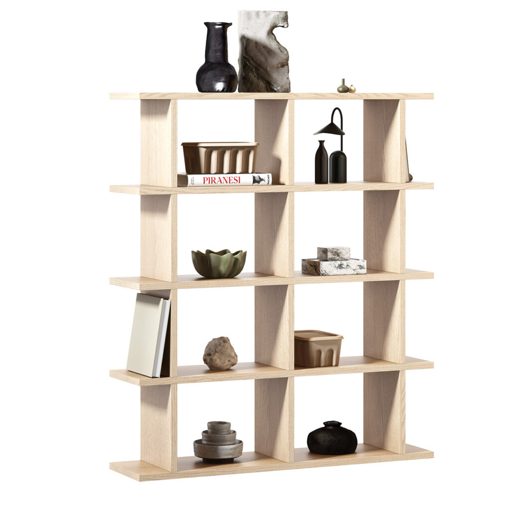 Ferm Living Kona 书柜_小熊猫超级