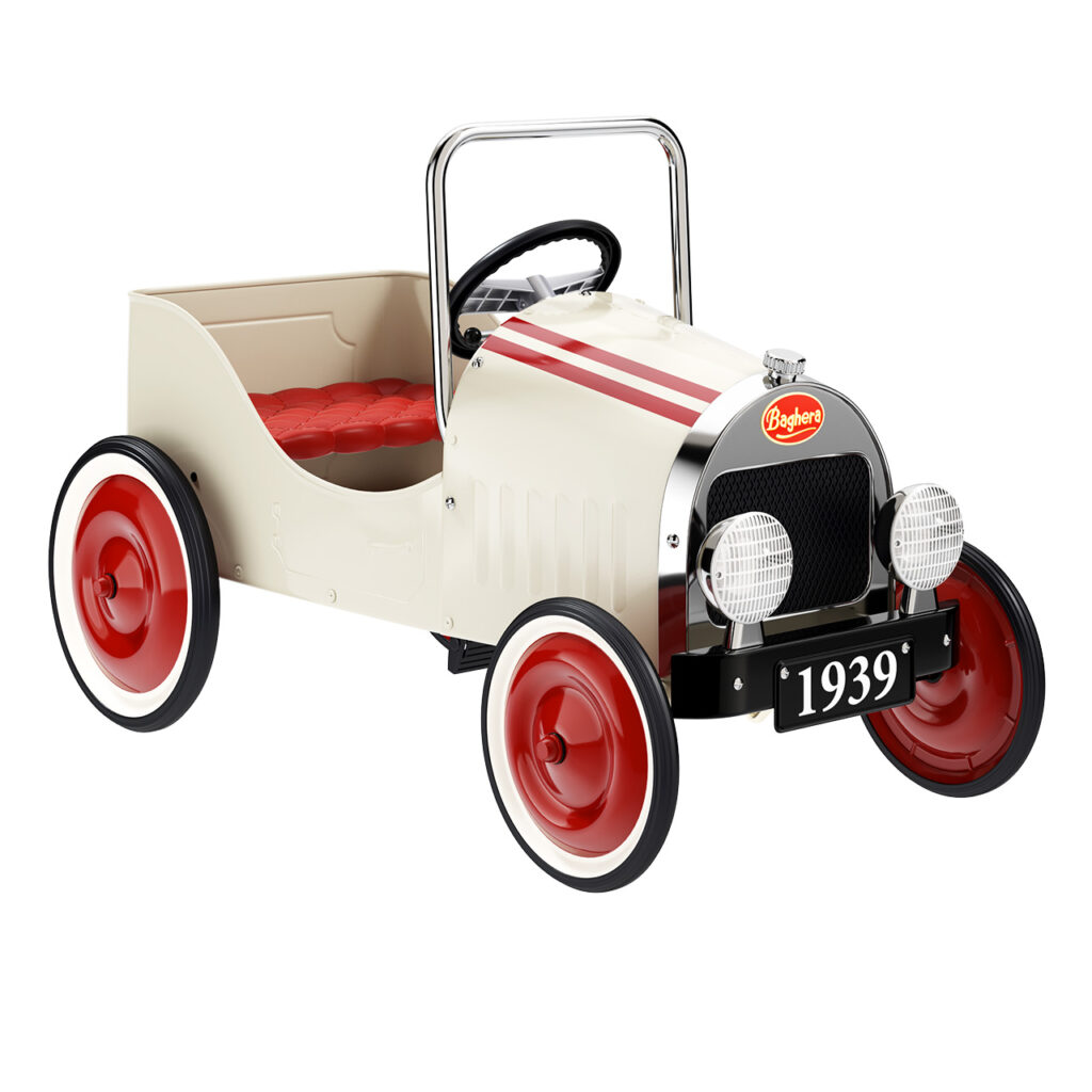 Baghera Classic 白色 Pedal Car_小熊猫超级
