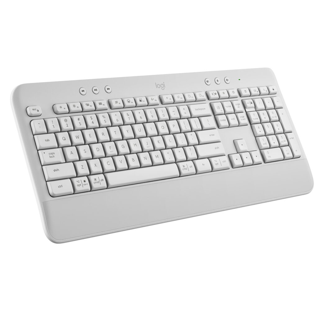 Logitech Signature K650 无线 白色 键盘_小熊猫超级