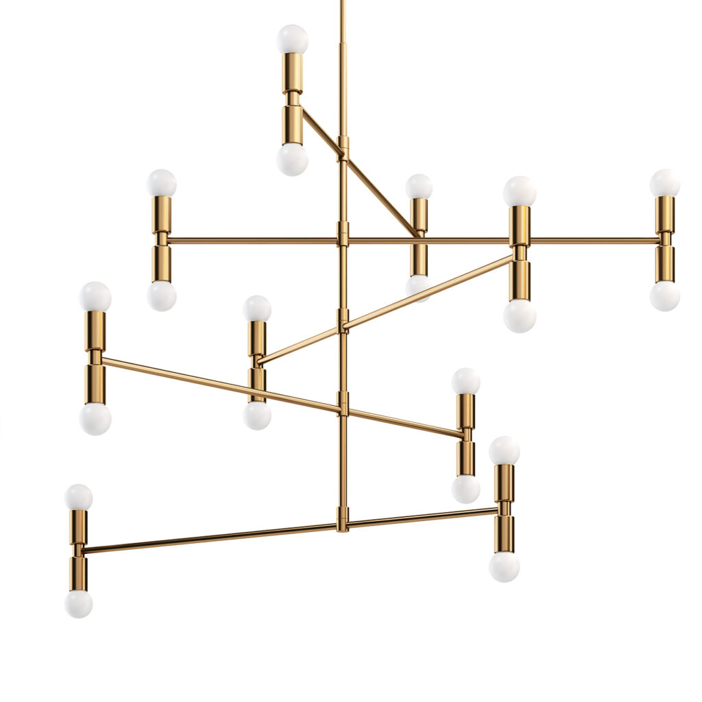 Lambert&fils Dot 14 吊灯_小熊猫超级