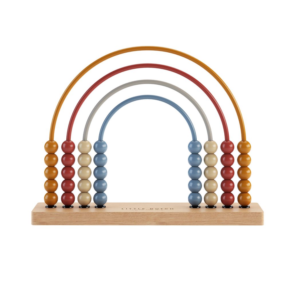 Little Dutch Rainbow Abacus Pure & Nature 玩具_小熊猫超级