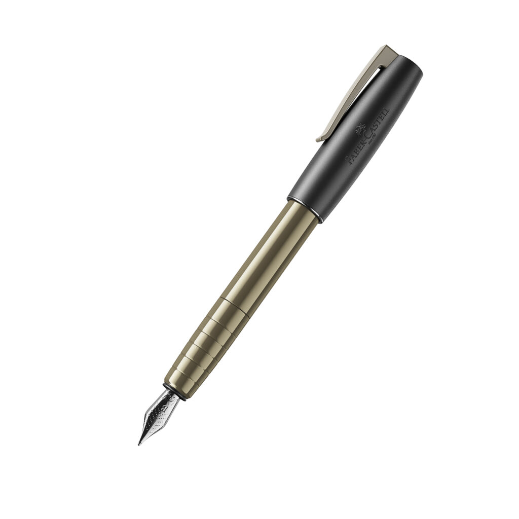 Faber Castell Loom Gunmetal Fountain Pen_小熊猫超级