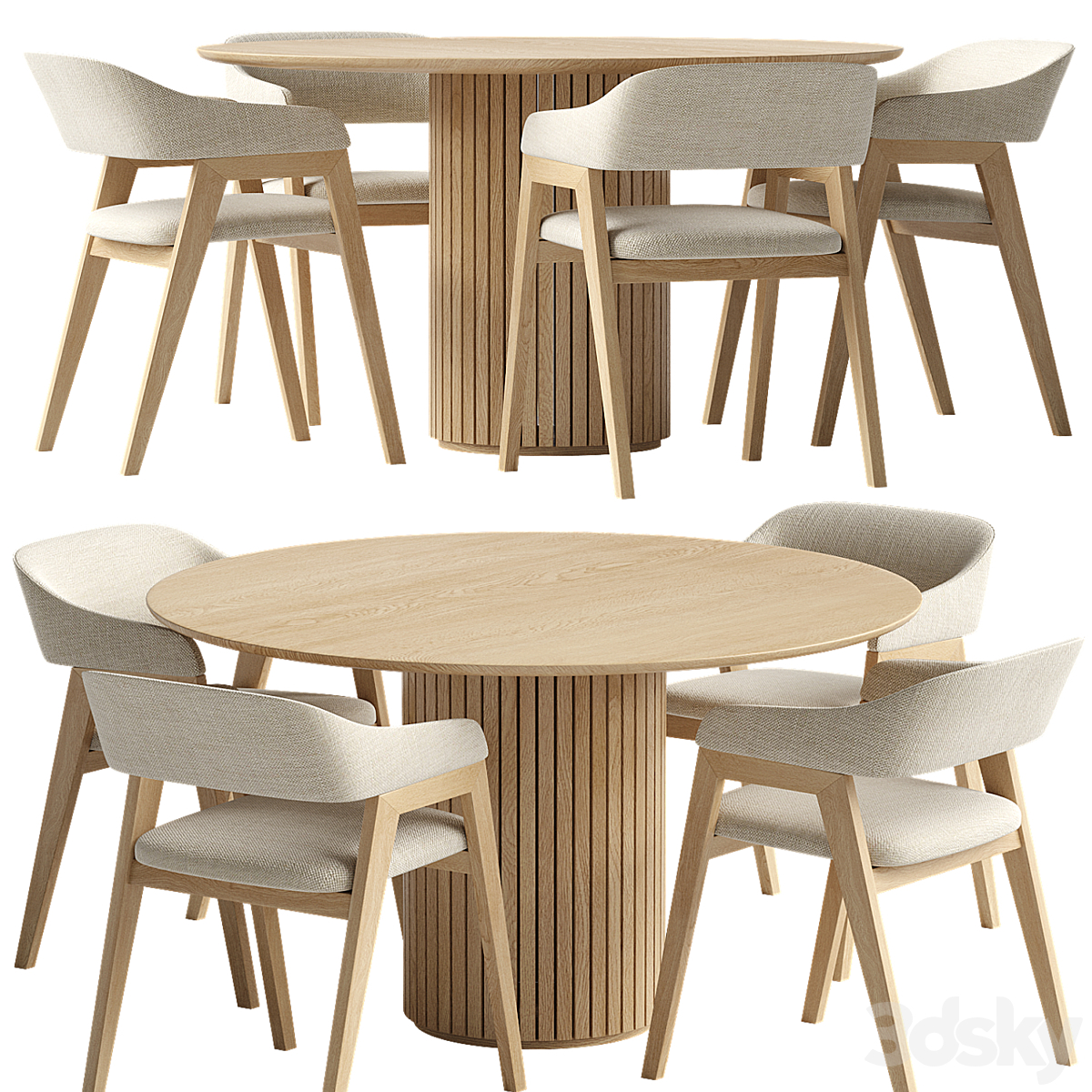 Chelsea-椅子-cream-fabric-及-Palais-Royal-dining-桌子_小熊猫超级