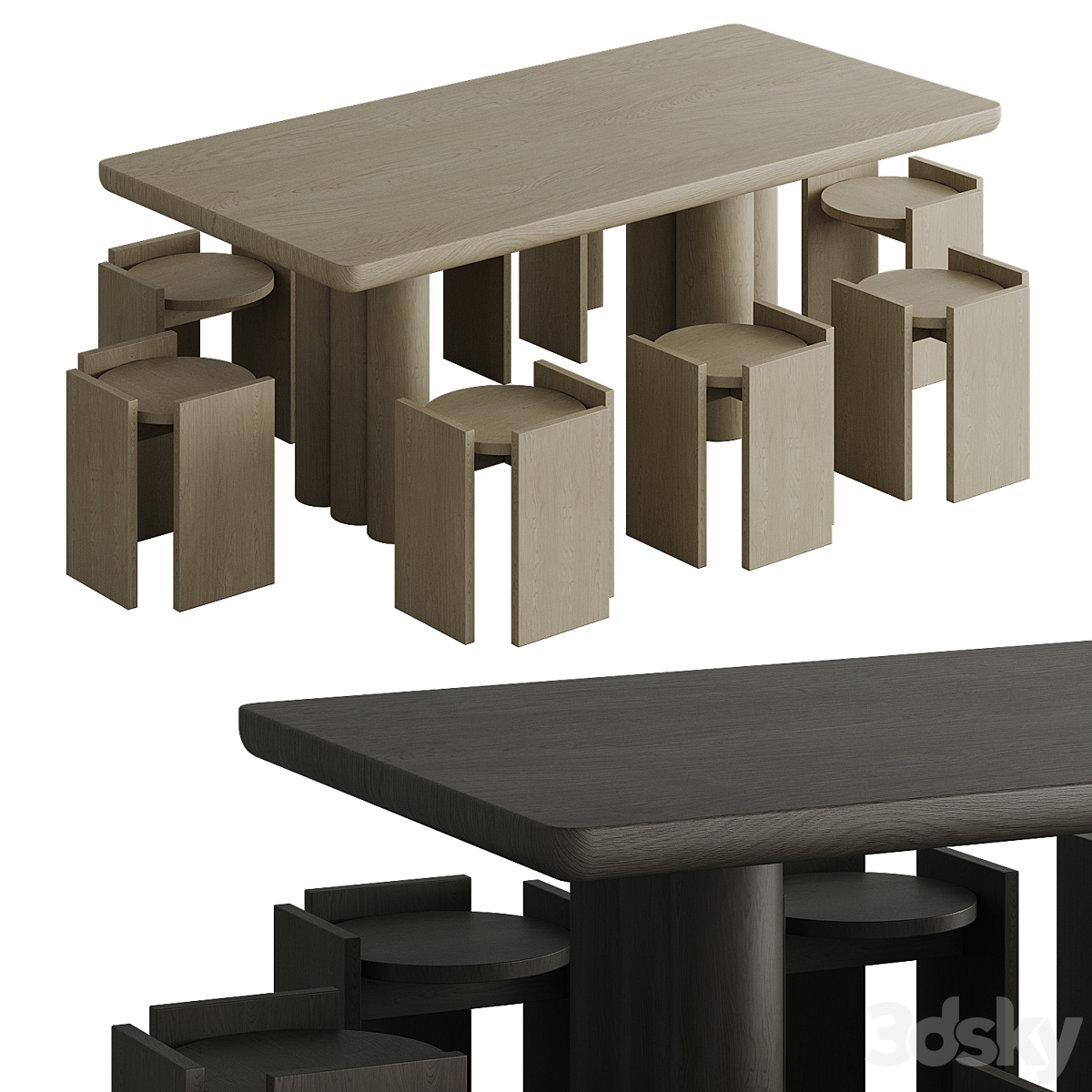 桌子-Chairs-006_小熊猫超级