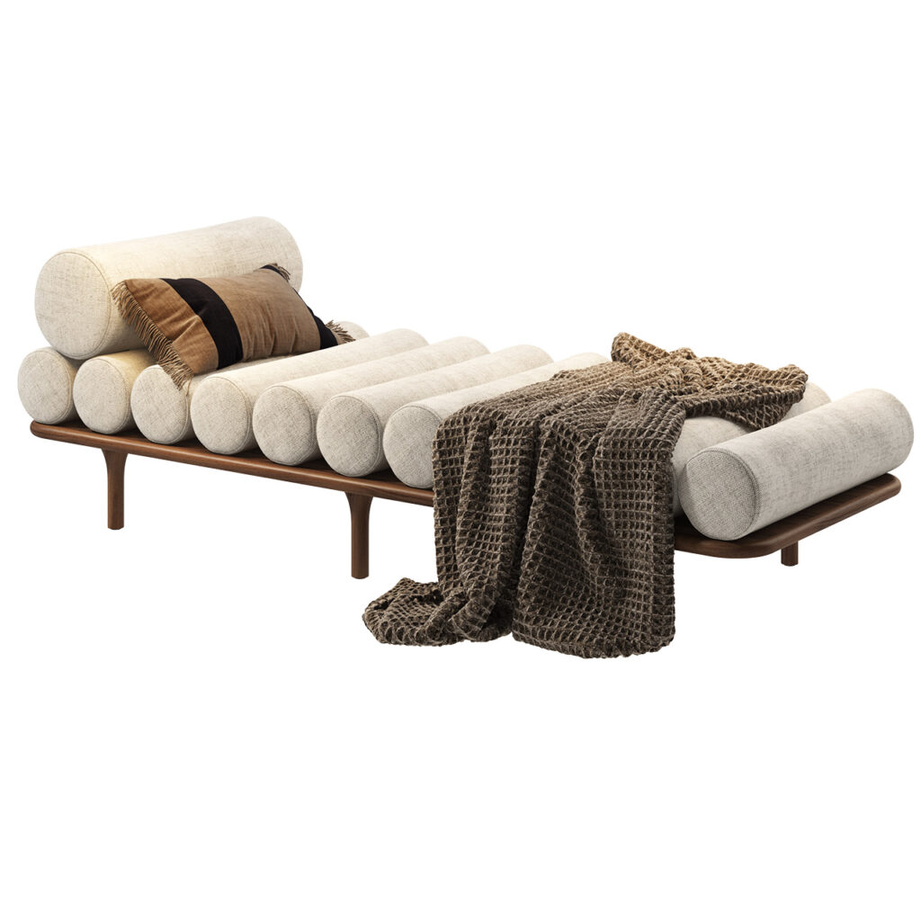 Tacchini Five To Nine Day 床 OFIVC200_小熊猫超级