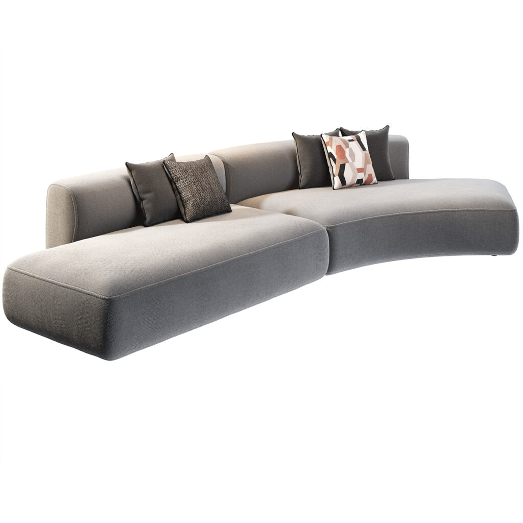 MDF Italia Cosy Curve Modular 沙发 3_小熊猫超级