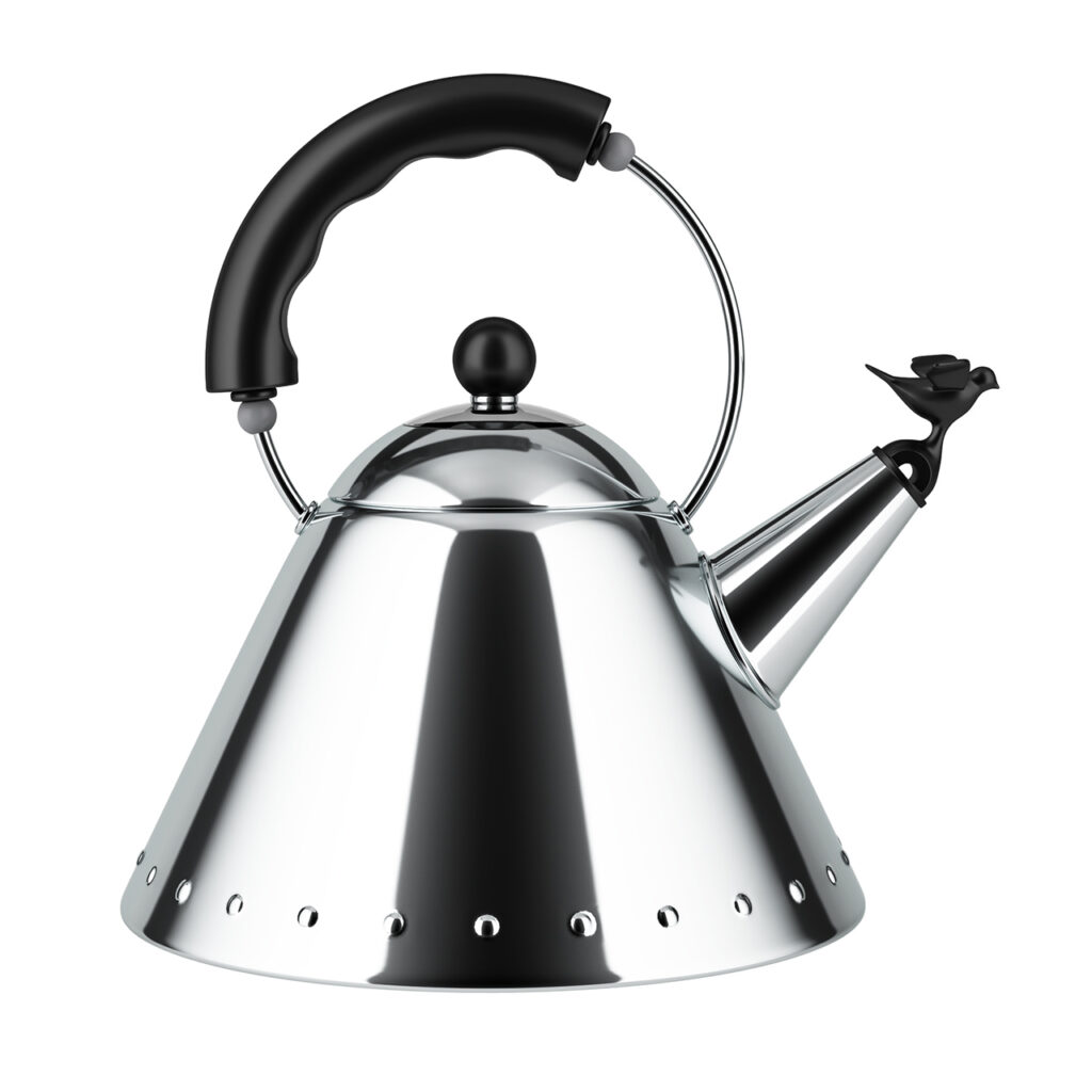 Alessi 9093 Bollitore Whistling Tea Kettle_小熊猫超级