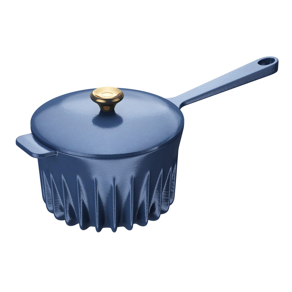 Fireup Saucepan 搭配 Lid Blue_小熊猫超级