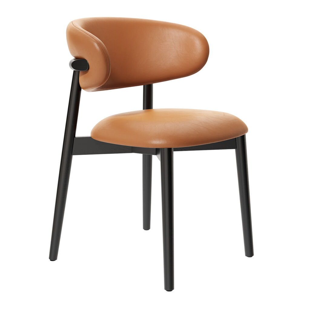 Calligaris Oleandro 皮革 椅子_小熊猫超级