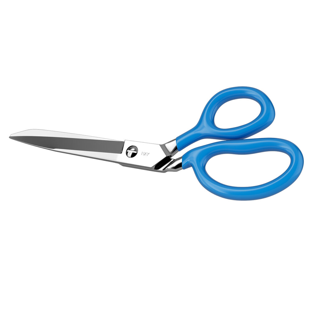 Hay Grip Scissors L Blue_小熊猫超级