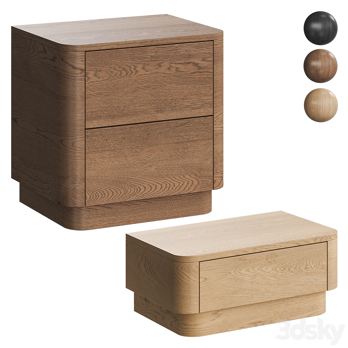 Rina Nightstand WestElm max16_小熊猫超级