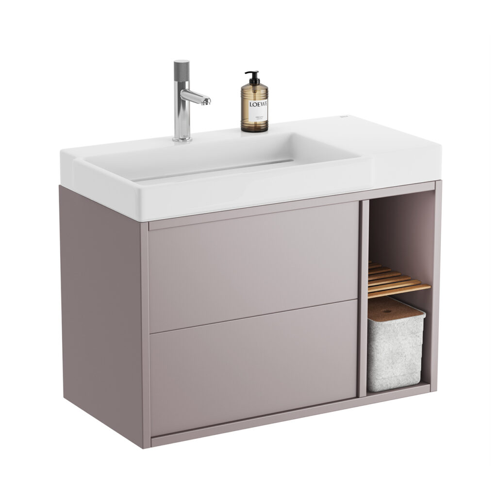 Roca 〇2026小熊猫超级Tura Vanity Unit Light Noble Grey_小熊猫超级