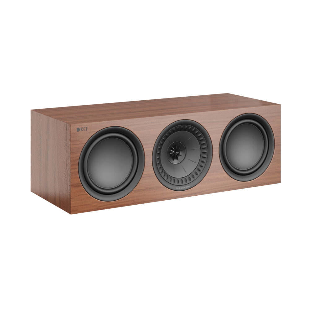 KEF Centre Channel HiFi 音箱 Q250c Walnut_小熊猫超级