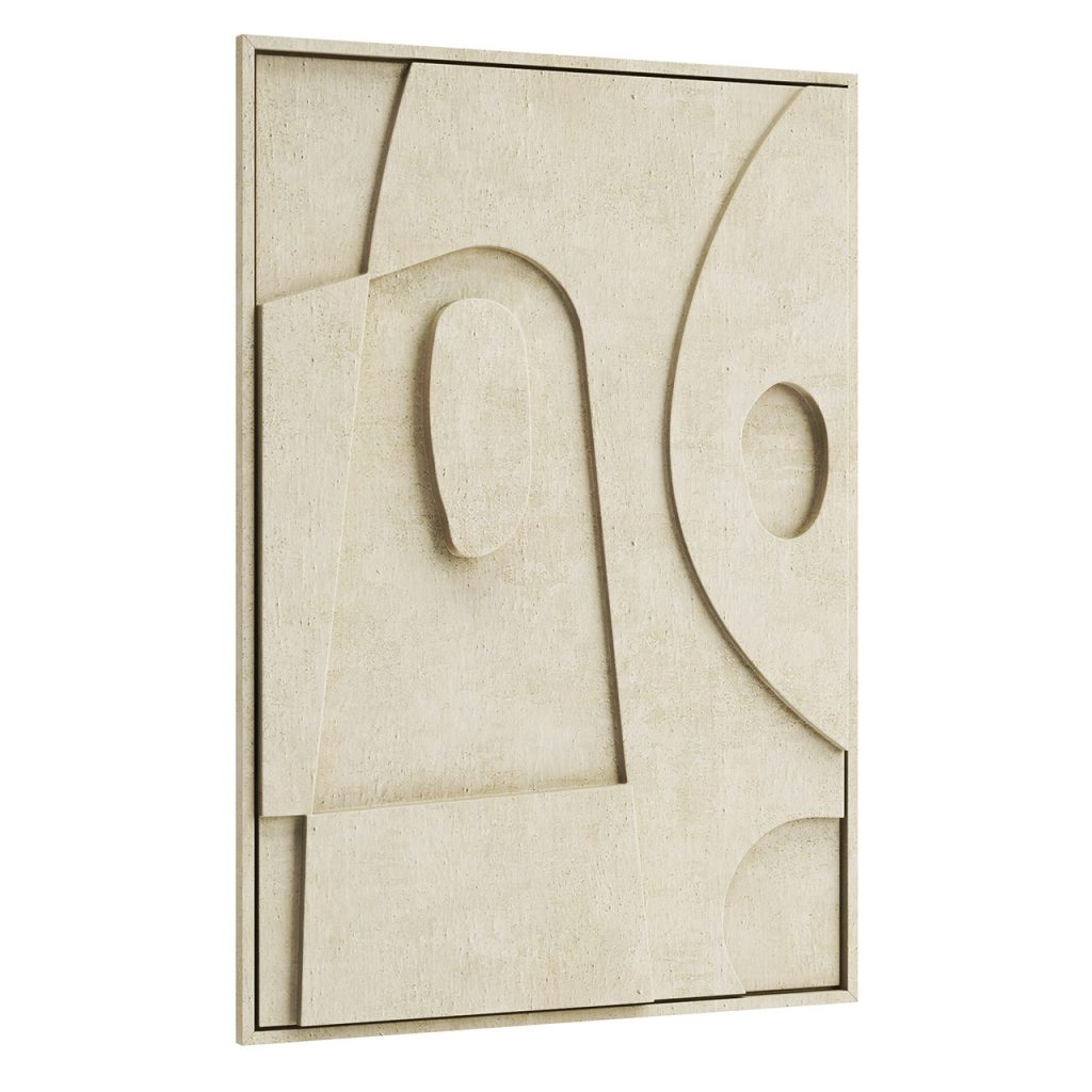 Edith Beurskens Moon 3D Shapes 艺术品_小熊猫超级
