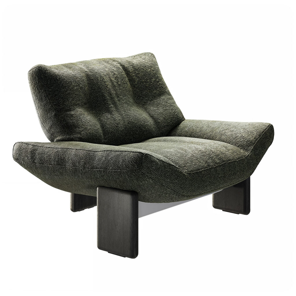 Minotti Emmi 扶手椅 Textile_小熊猫超级