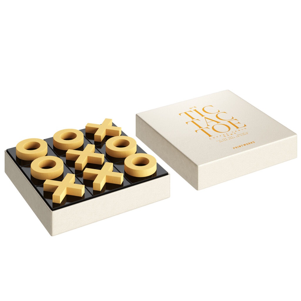 Printworks Classic Tic Tac Toe Game_小熊猫超级
