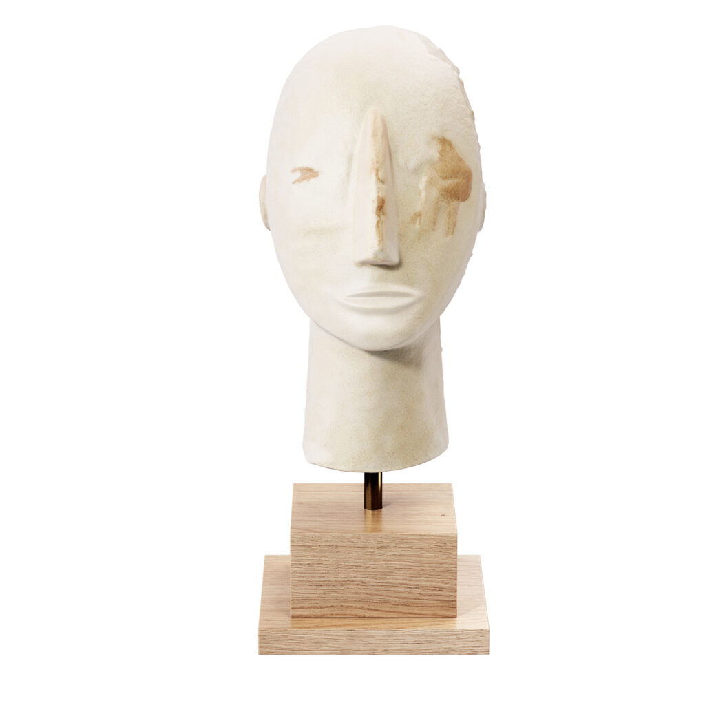 Hellenic Heritage 〇2026小熊猫超级Cycladic Statue Head_小熊猫超级