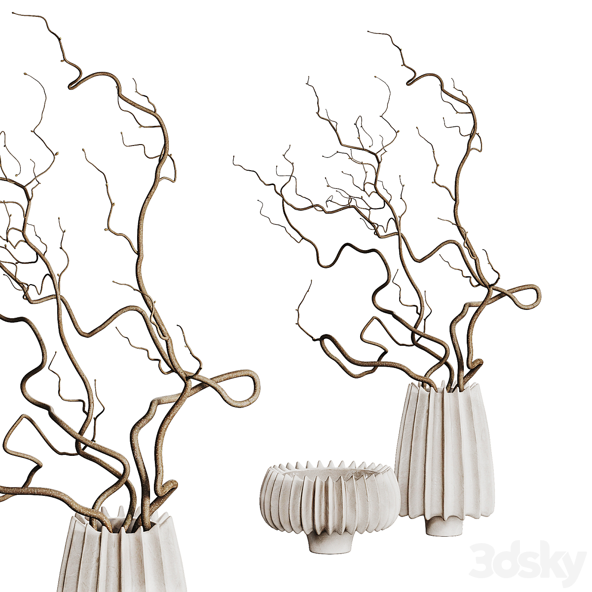 L47 vases 搭配 branches 17_小熊猫超级