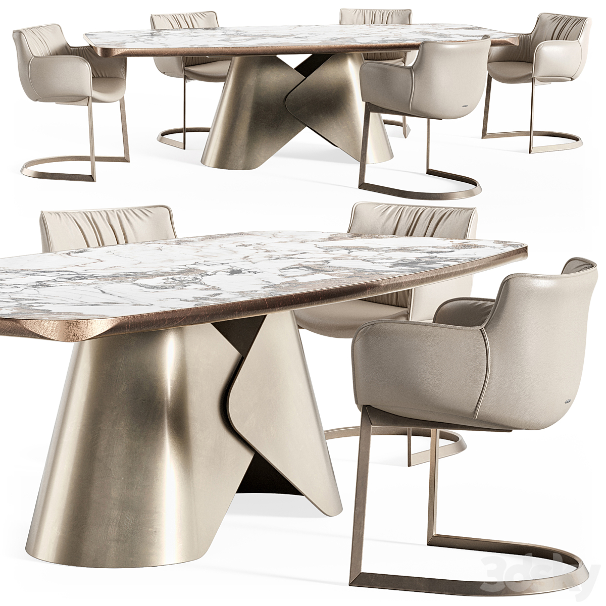Scott keramik Ptable Rhonda 椅子 3ds Max2015_小熊猫超级