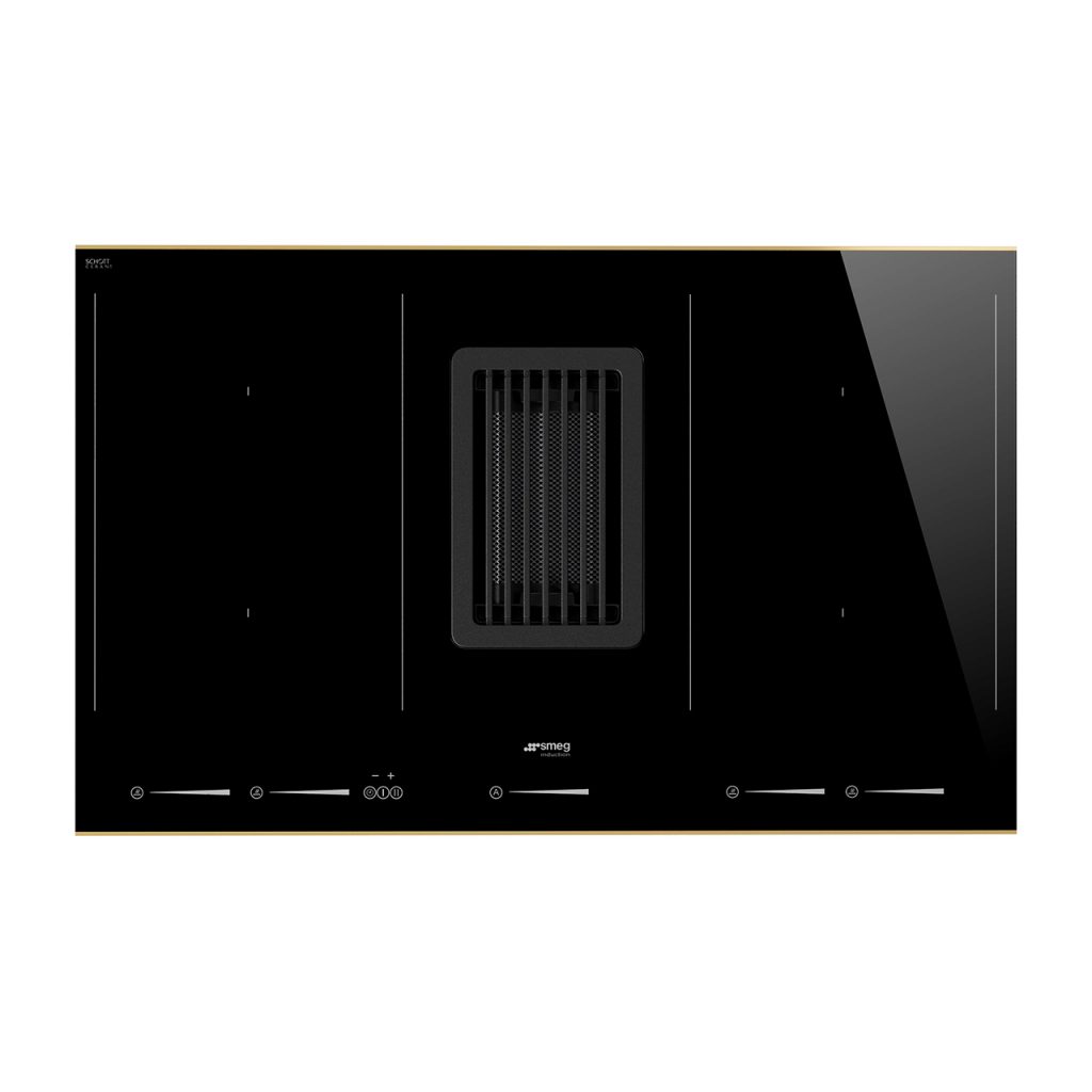 Smeg Dolce Stil Novo Induction 灶具 搭配 Integrated Hood_小熊猫超级