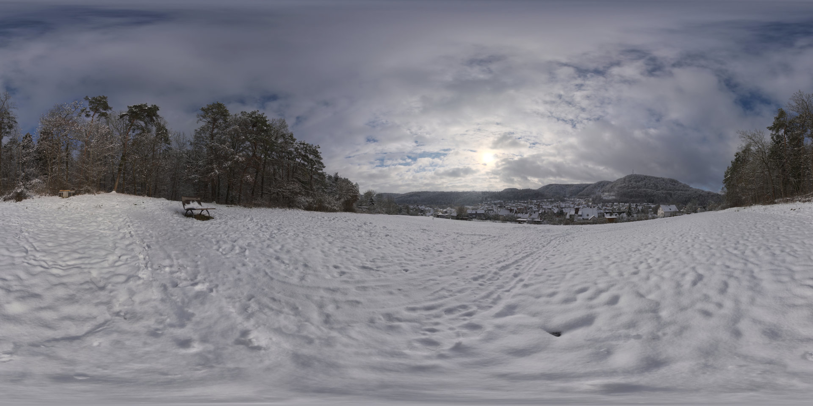 Snowy Hillside_小熊猫超级