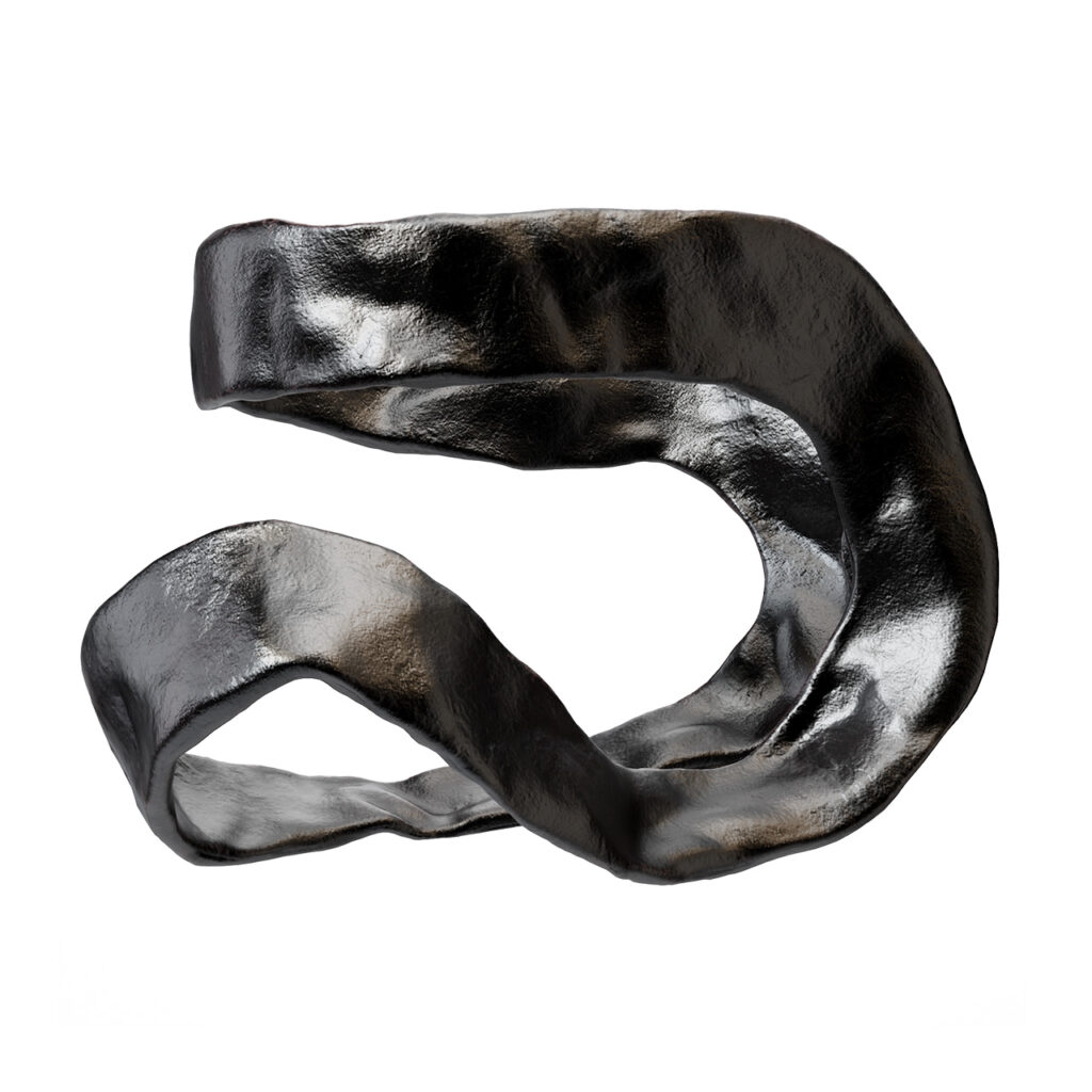 Crate & Barrel 〇2026小熊猫超级Rotolo Aluminum Ribbon 雕塑_小熊猫超级