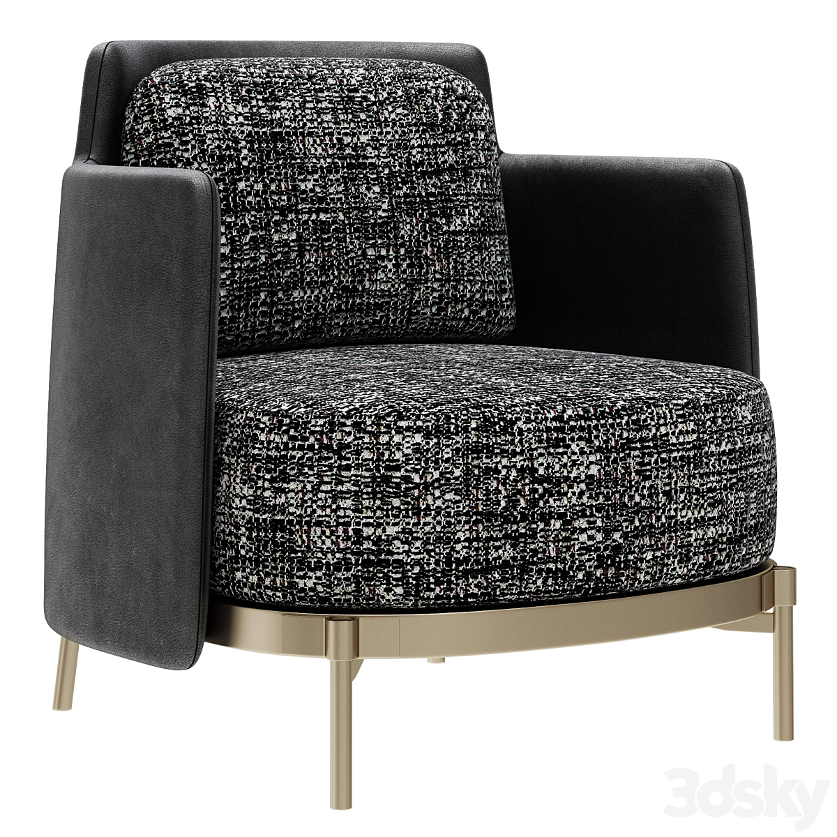 Minotti Tape 扶手椅_小熊猫超级